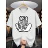 Men'S Casual Crew Neck T-Shirt, Regular Fit with Slight Stretch, Short Sleeve with "Don't You Go Dying On Me" Print