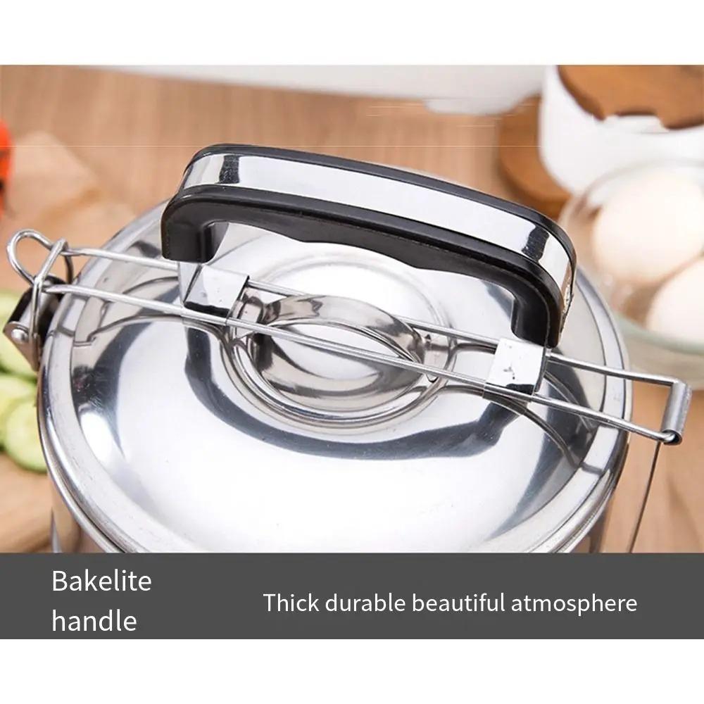 Cutie de prânz cu 2/3/4/5 straturi, portabilă, oală din oțel inoxidabil, recipient de prânz de înaltă calitate