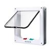 Design Freely 4 Sizes ABS Material With Security Lock Cat Door Dog Gates Pet Supplies Flap Door