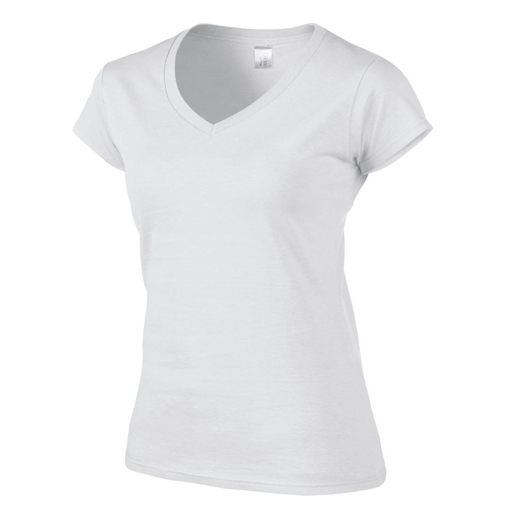 Gildan Womens/Ladies Soft Touch V Neck T-Shirt