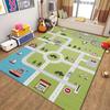 City Map Traffic Game Carpet Children's Carpet Crawling Mat