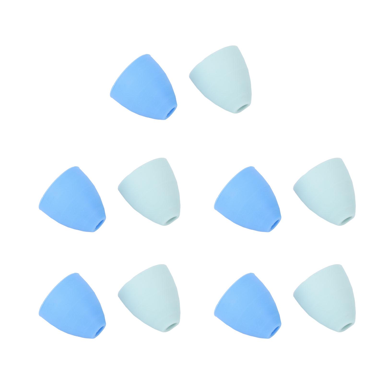 

10pcs Replacement Nasal Irrigator Head Soft Silicone Remove Mucus Nose Rinse Cleaner Head