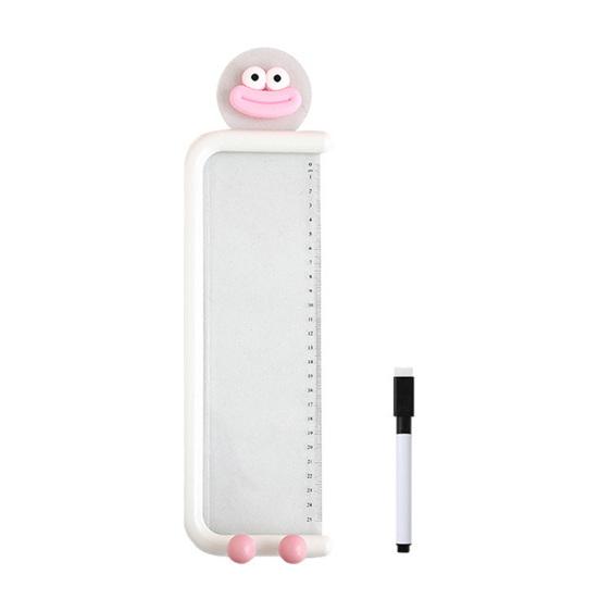 Monitor Memo Board Acrylic Message Panel Transparent Side Mount for Computer Monitor Multi-Functional Clip Phone Stand And Ruler Office Desk Organizer