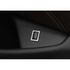 Silver Steel Tailgate Rear Door Button Cover Trim For BMW 5 Series G30 2018-