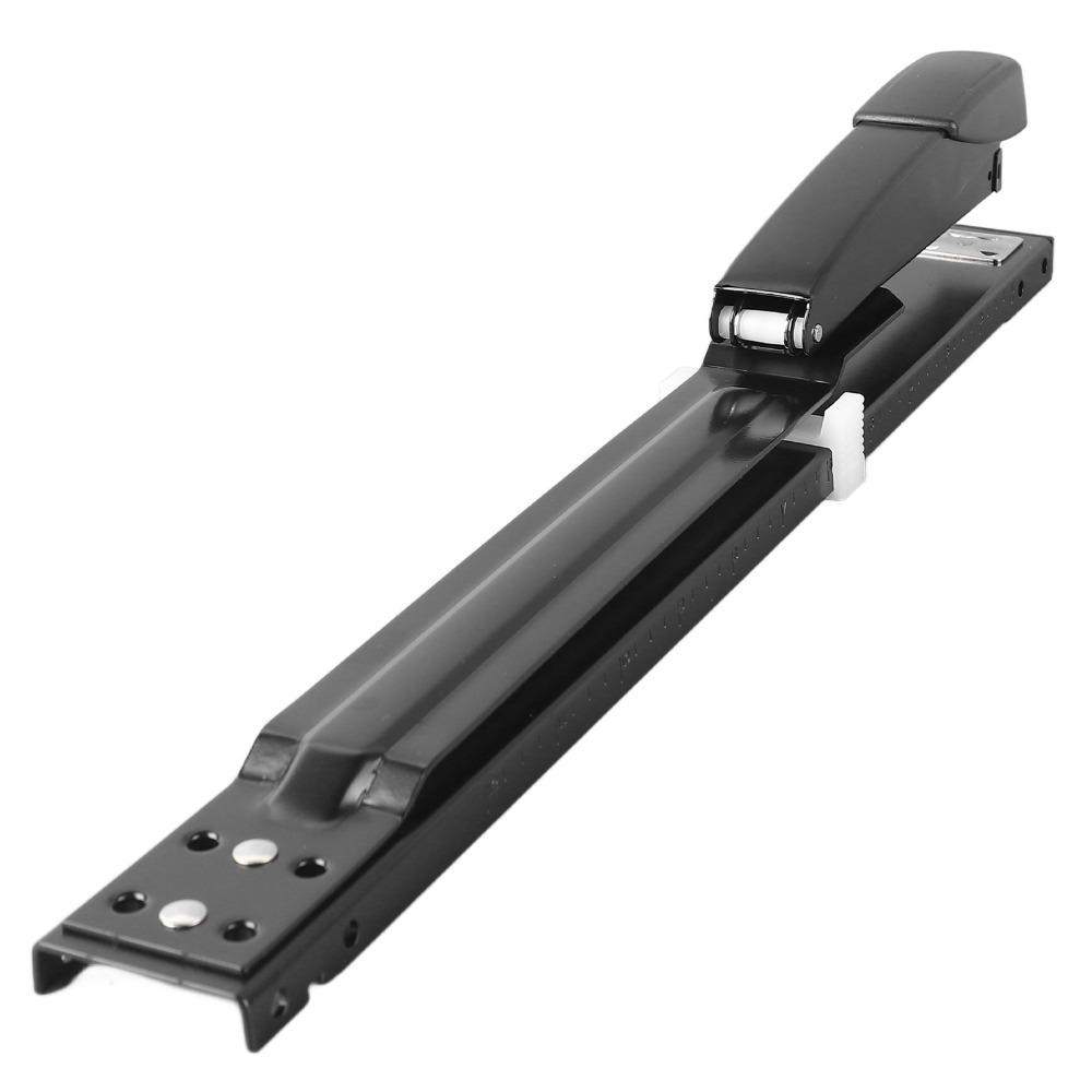 20 Sheets Metal Body Long Reach Stapler Adjustable Throat Desktop Stapler  Office Desk