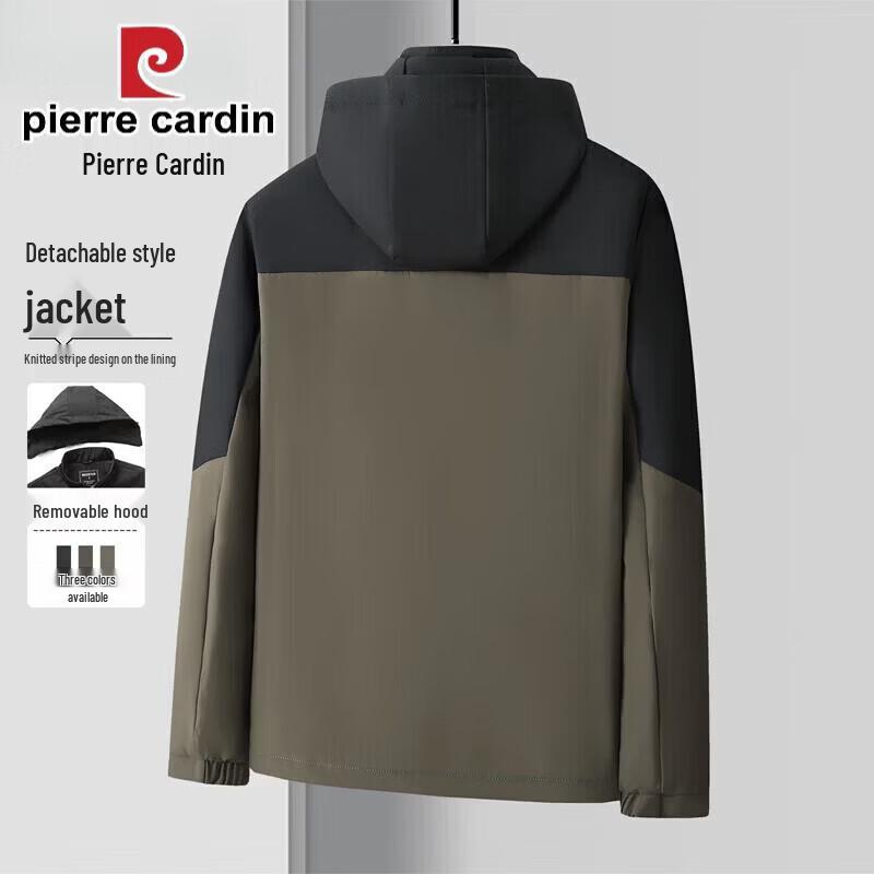 Pierre Cardin Men's Detachable Hooded Fleece-Lined Jacket