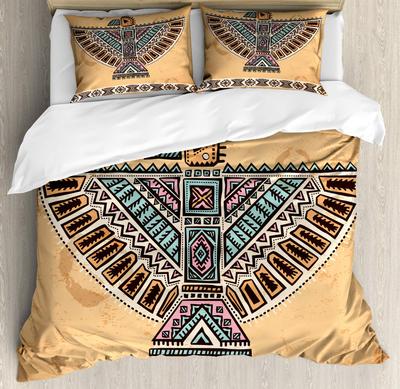 De Oude Azteekse Kalender Print Beddengoedset Maya Cultuur Dekbedovertrekset Met Kussenslopen Polyester Dekbedovertrek Queensize Bedset
