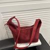 Modna Casualowa Matowa Zamszowa Torba Tote Na Ramię Crossbody Do Codziennego Użytku