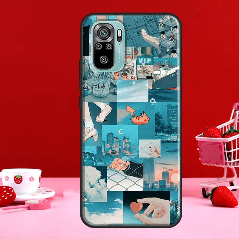 Anime Puzzle Aesthetic Case For Xiaomi Redmi Note 11 Pro Note 10 9 8 Pro 11S 9S 10S Cover For Redmi 10 9 9A 9C 9T