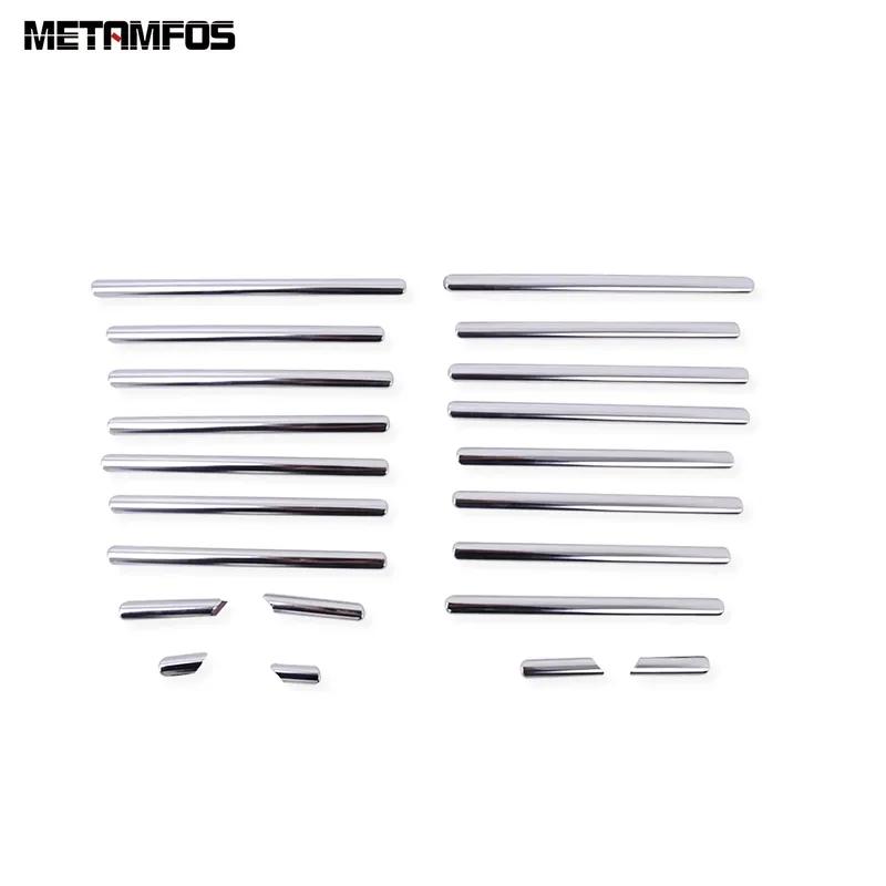 Front Center Grille Racing Grill Cover Trim Molding For Honda CR-V CRV  2024 2025 Stainless Steel Accessories Car Styling
