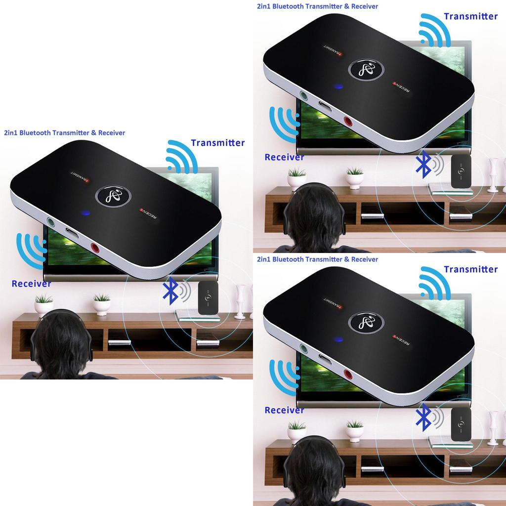 High-fidelity Wireless Bluetooth Audio Transmitter And Receiver With Versatile 3.5mm Rca Adapter
