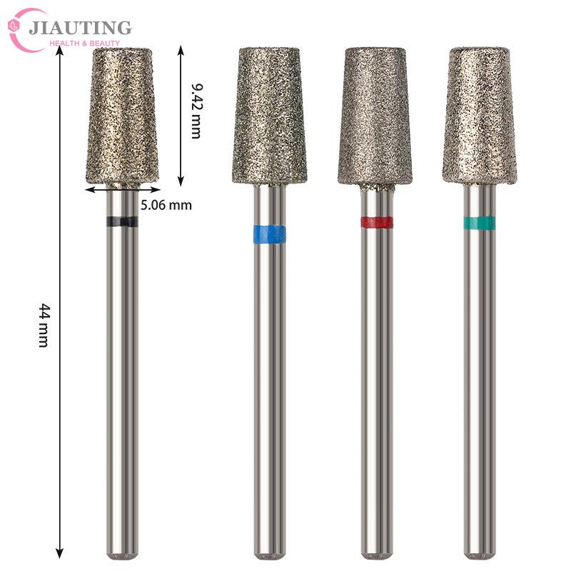 Nail Buffer Bit Polishing Carbide Grinding Tools Diamond Drill Files Left Right Hand Milling Cutter Manicure Accessories