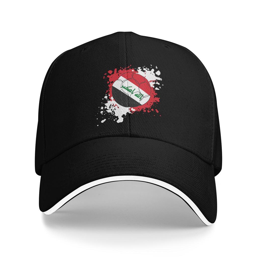 Iraq Flag Accessories Unisex Women Baseball Cap Dad Hat Unique Design Outdoor Headwear Adjustable Fit Snapback Cap