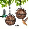 Temu Outdoor Squirrel-Proof Metal Bird Feeder with Gift Box