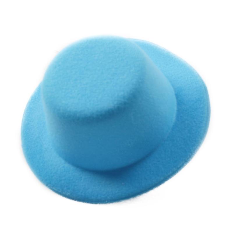 Womens Felt Fascinator Hat DIY Round Solid Color Small Plush Hat Hair Decor Wedding Bridal Cocktail Headwear Fasciantor Base