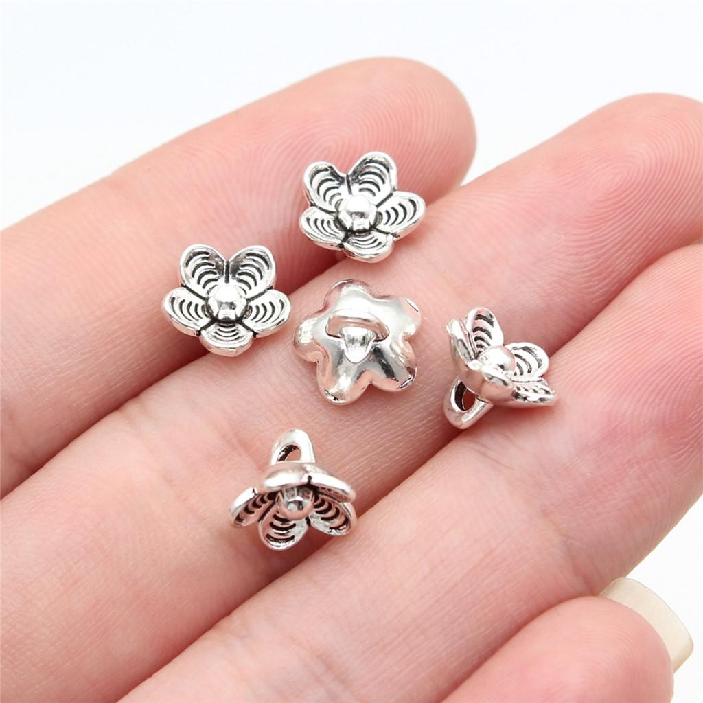 Charms Small Flower Pendants Wedding Jewelry Findings QC116