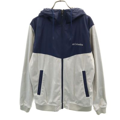 By Color Long Sleeve Zip Hoodie S Gray Outdoors Men's Used