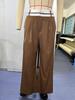 2022 European & American Autumn Slim Solid Color Casual Trousers - Niche Design