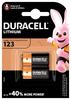 Duracell Cr123 Lithium Photo Battery 2 Pieces Quality