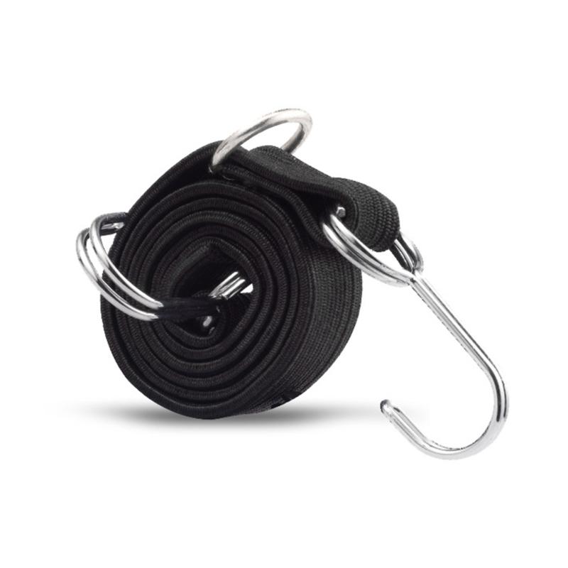 Abrasion Resistant Elastics Band Motorcycle Cargo Securing Tool Black Designs