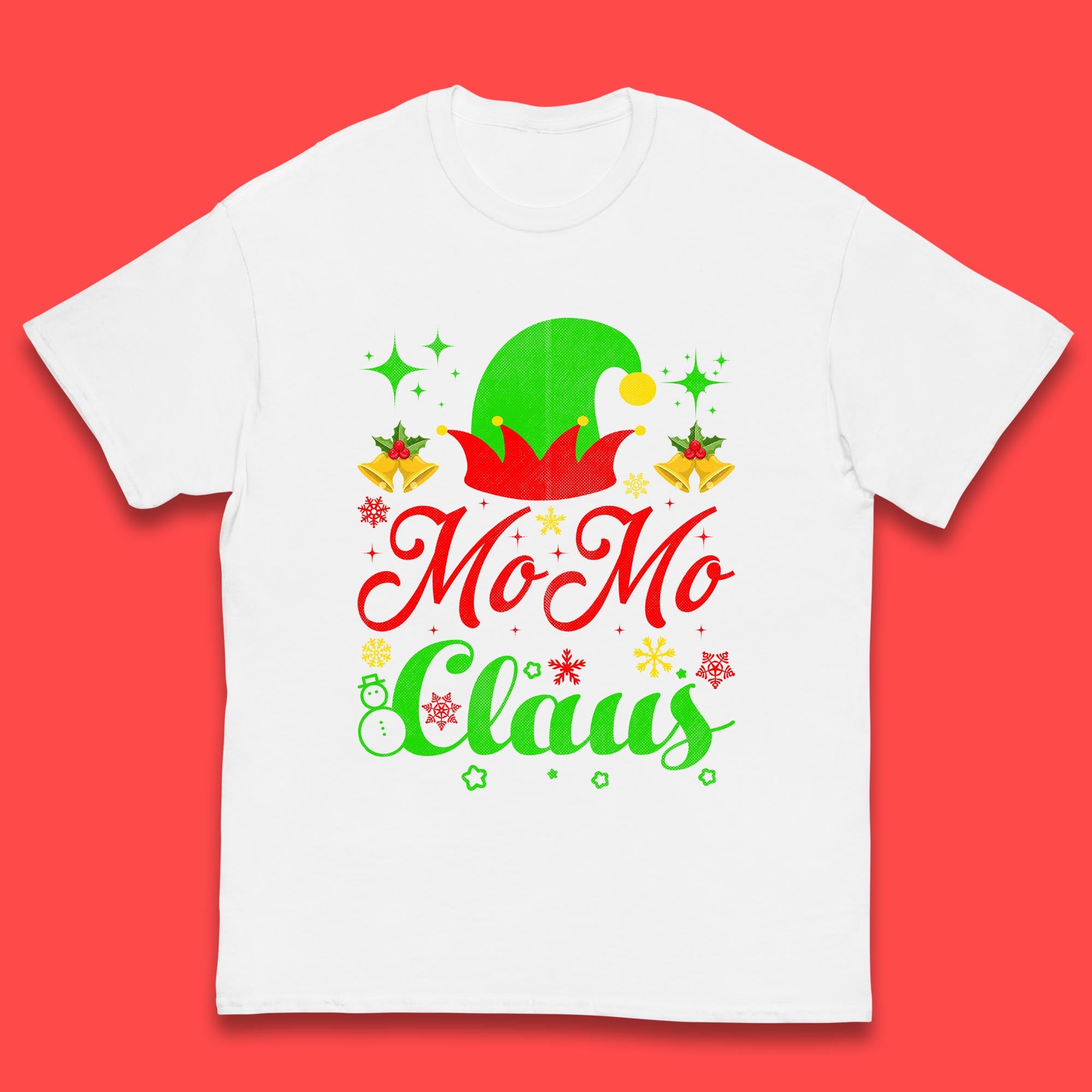 Christmas Kids T Shirt Christmas Momo Claus Elf Hat Top 150