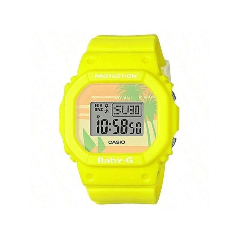 

Часы CASIO: Пляжный стиль 1980-х, Романтичные часы в пляжной тематике, Желтые, Модель BGD-560BC-9PR жёлтый