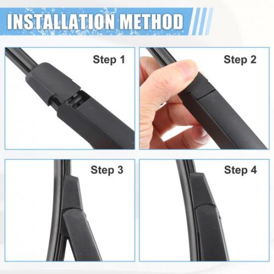 Rear Windshield Wiper Blade Arm Set Replaces for Volkswagen Jetta 2011-2018