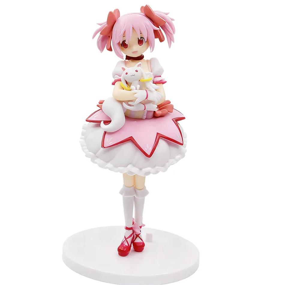 Neue Anime Magikano 18cm Puella Magi Madoka Magica Figur PVC Modell Puppe Schreibtischdekoration Actionfigur Sammlerspielzeug Kind