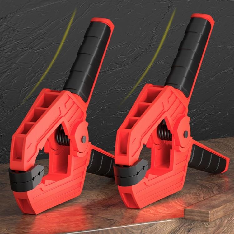 3/4/6/9Inch Plastic Adjustable Woodworking Clamps Wood Working Tool Spring Clip Carpentry Clamps Photography Studios