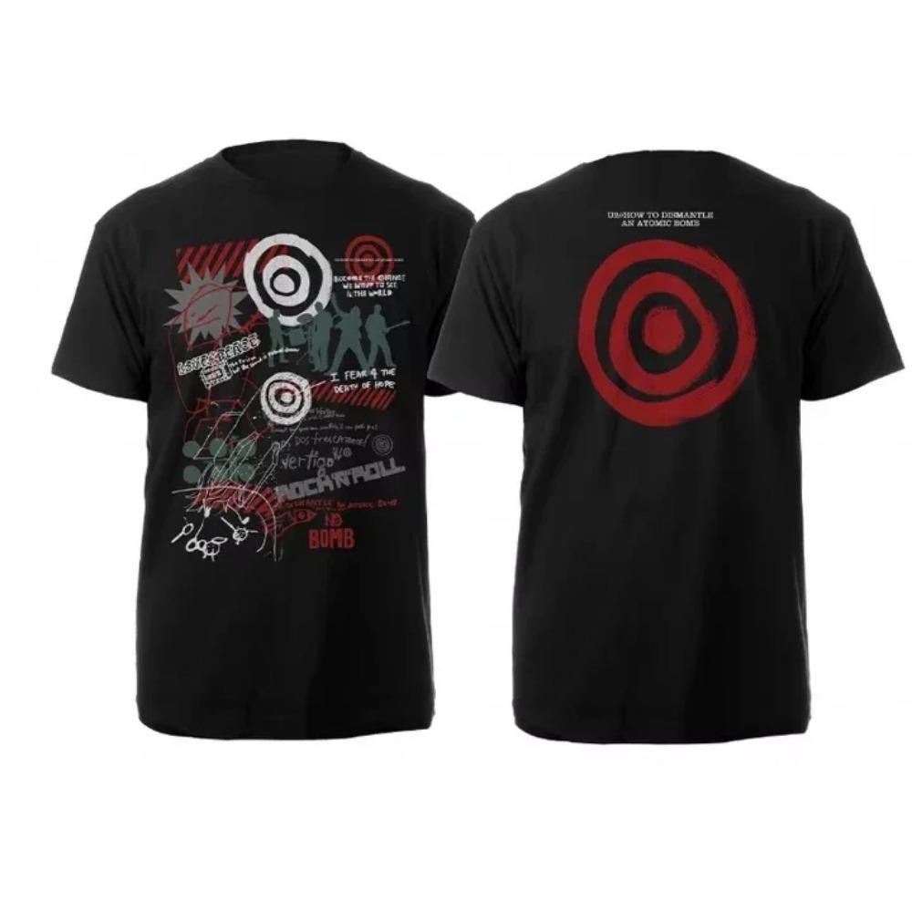 

2025 Футболка с рисунком рок-музыки унисекс для мужчин и женщин, летняя футболка E Fashion Top Casual Vintage Retro Daily Tee XXXL