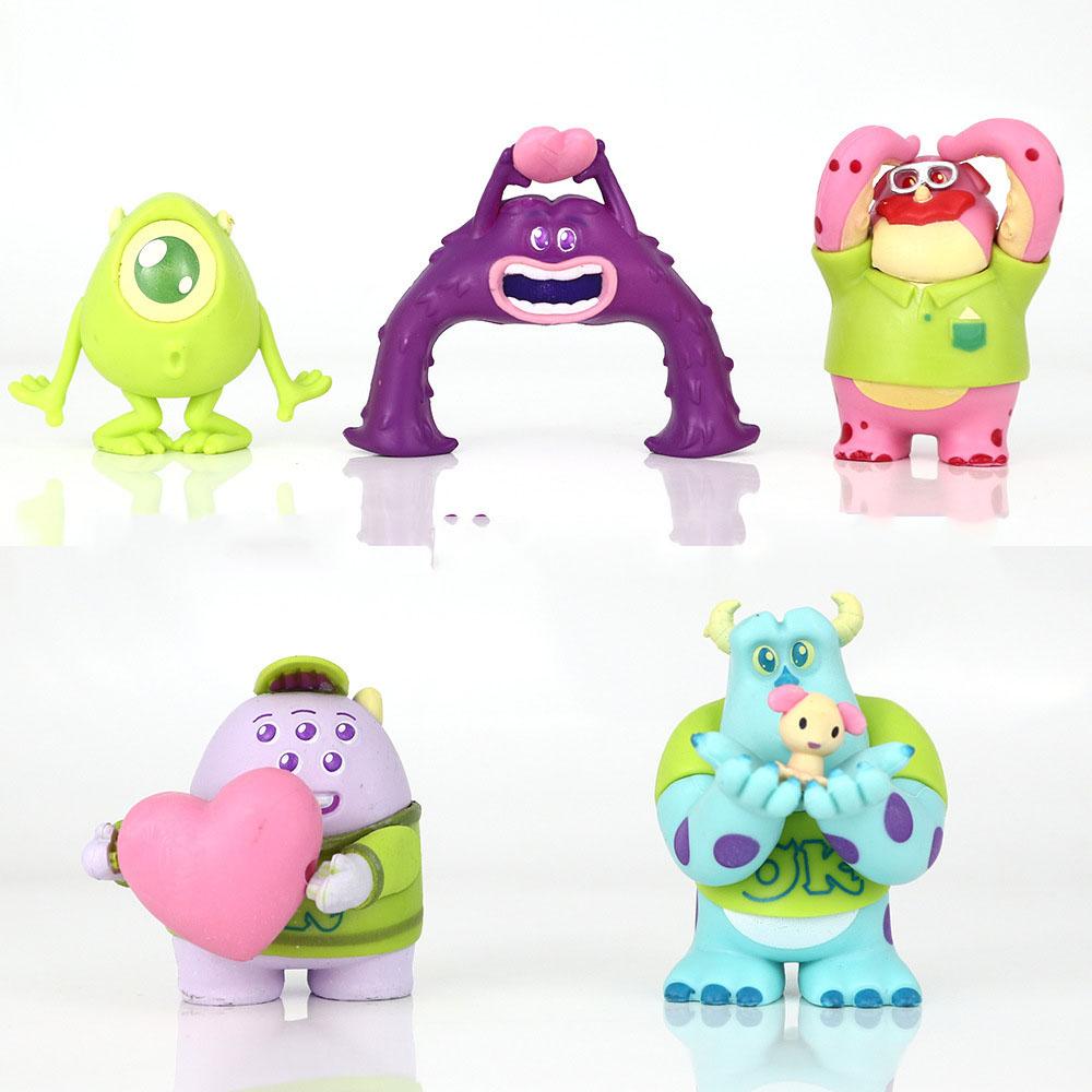 

5Pcs/Set Monsters University Sullivan Michael Cute Action Figure Collect Decorations Toys Gift