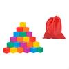 And Sorting Cubes, Math Toy for Early Learning, Versatile, Colorful Square Wooden Blocks Puzzles