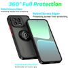 KEYSION Moda Mat Kılıf Xiaomi 13 Pro 5G Şeffaf Silikon + PC Halka Standı Darbeye Dayanıklı Telefon Kapak için Xiaomi Mi 13 Pro