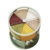 ZISIZ Rotating Divided Rice & Grain Storage Container