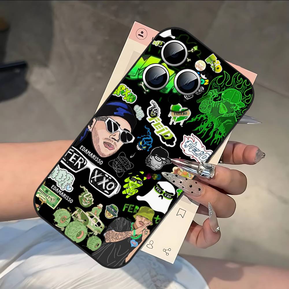 Singer F-Feid Ferxxo SIXDO Phone Case For IPhone 17 16 15 14 13 12 11 PRO MAX PLUS Mini TPU Soft To Skin-friendly Case