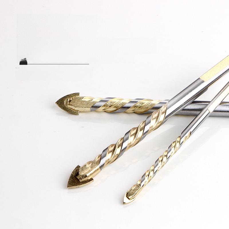 Multi-Function Magnetic Alloy Triangle Drill Bit Set for Concrete, Glass, and Tile