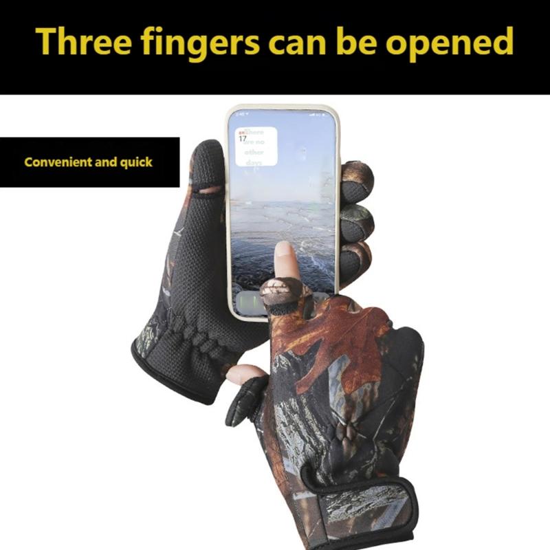 Waterproof Windproof Neoprene Gloves for Cycling Skiing Hiking Ergonomic Enhances Grip Breathable Warmth Protections
