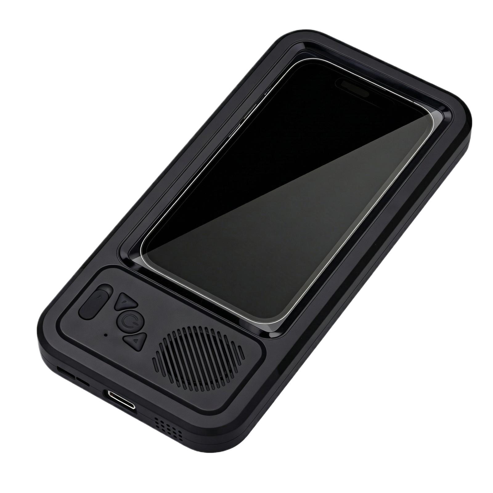 Bathroom Phone Case, Bluetooth Speaker, Audio Stand, Phone Holder, Screen Phone Case, Shower, Watch TV One Size чёрный