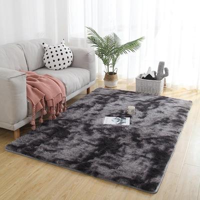 Four Season Household Tie Dyed Carpet Bedroom Plush Soft Comfortable Carpet Modern Simple Carpet Floor Mat