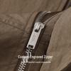 Mark Fairwhale Men's Stand Collar Fleece-Lined Windbreaker Jacket