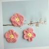 Knit Flower Head Creative Hand-woven Bouquet Clothes Bag Decorating Sewing Accessory Wedding Table Fake Ornament