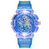 Student Children'S Watch Women'S Plastic Frozen Luminous Glowing Bracelet Niche