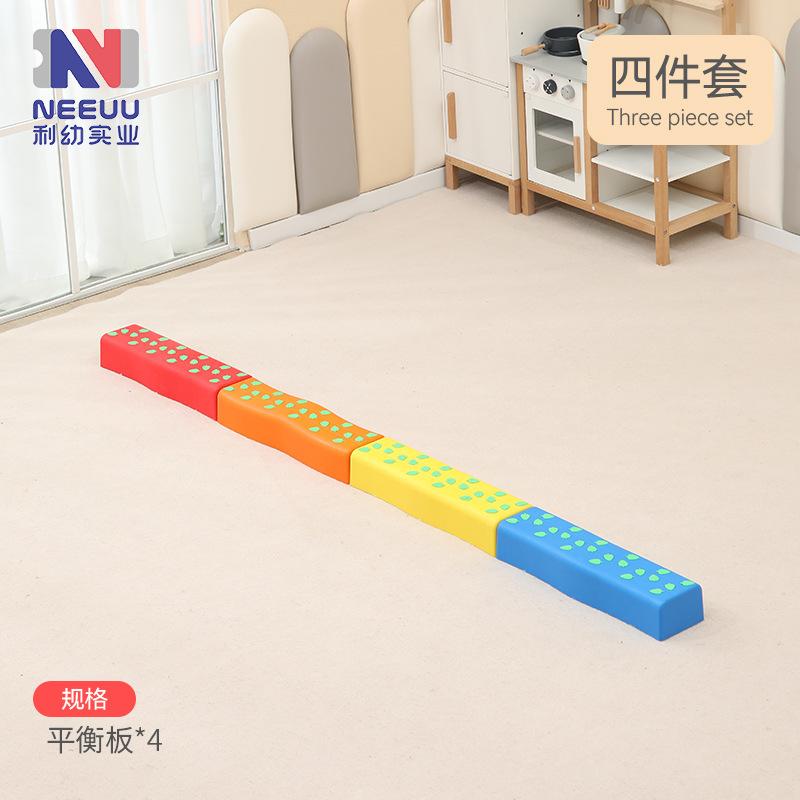 

Детский тренажер Sensation Stump Single Plane Bridge Детский сад Гимнастическое бревно Вестибюль Игрушки для раннего развития Тактильный камень для перехода синий