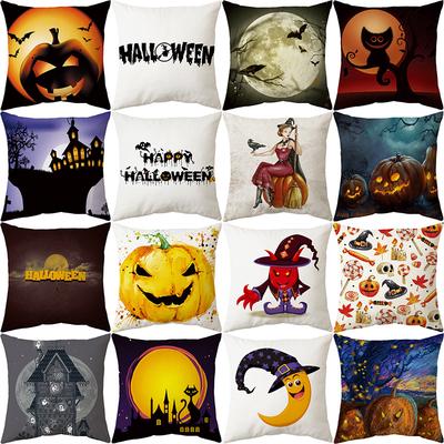 Halloween Neue Sofakissenbezug, Thriller-Atmosphäre Kissenbezug, Dekoratives Bequemes Pfirsichhaut-Kissenkissen