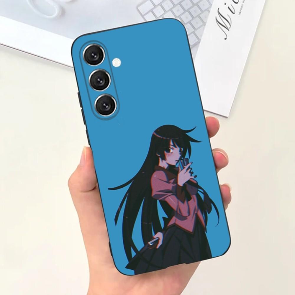 

monogatari series Phone Case For Samsung S25,S24,S21,S22,S23,S30,Ultra,S20,Plus,Fe,Lite,Note,10,9,5G Black Cover Samsung S205G