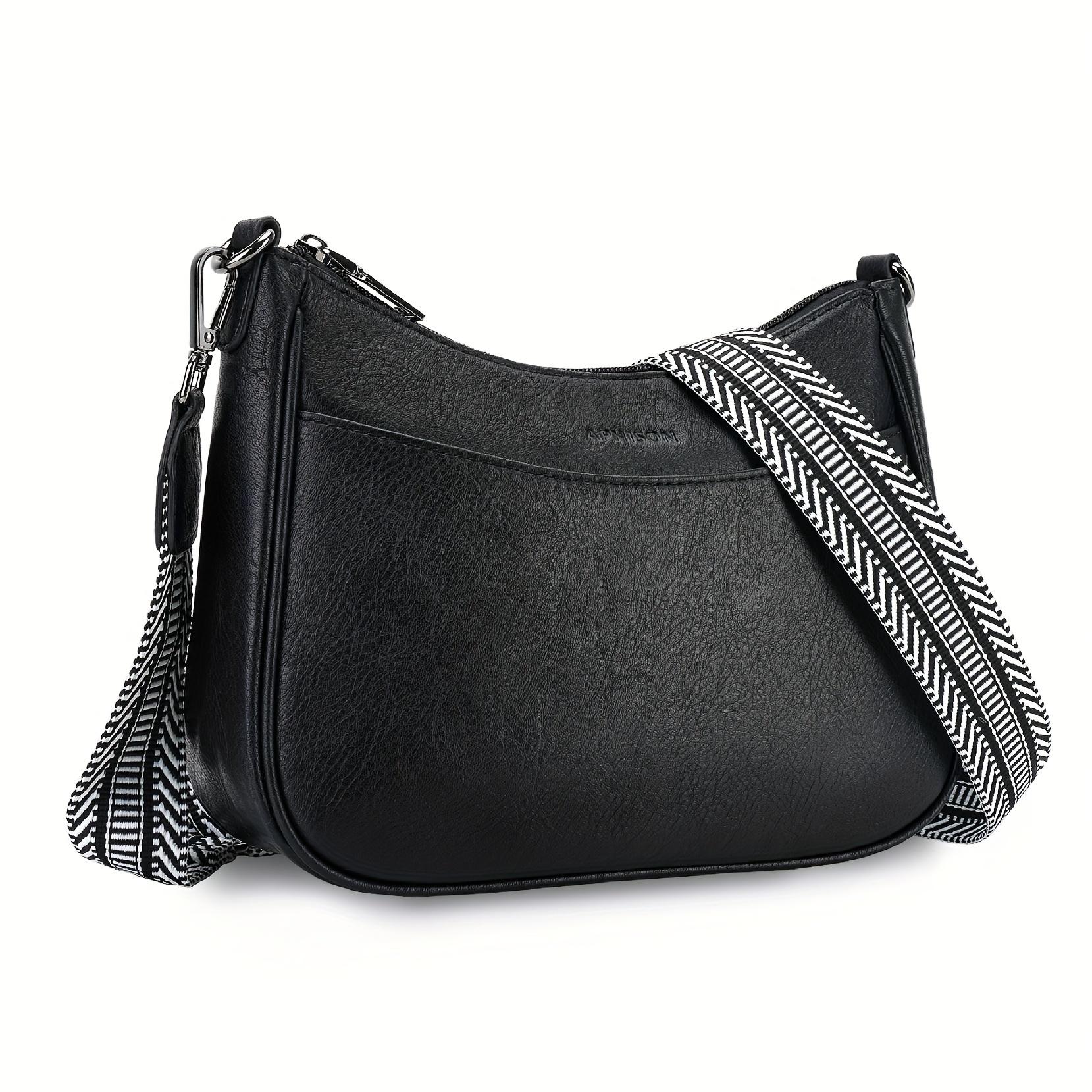 

Vintage Crossbody Bag for Women with Adjustable Strap – Stylish Shoulder Purse In Brown, Gray, Black & More, Perfect Gift for Birthdays
