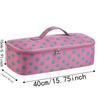 Handbag Blow Dryer Pouch Quilted Cotton Curling Iron Organizer Hair Dryer Bag  Bathroom Storage