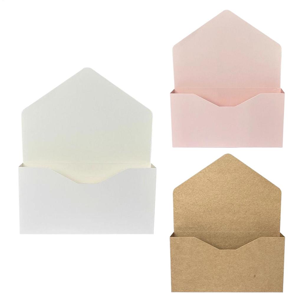 5Pcs Creative Envelope Flower Boxes Hand-folded Flowers Gift Bag Florist Bouquet Packaging Materials DIY Wedding Party Supplies