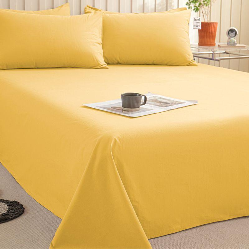 New Ins Minimalist Bed Sheet, Skin-friendly Anti-pilling Bedding for Home & Dormitory, Single Double Size