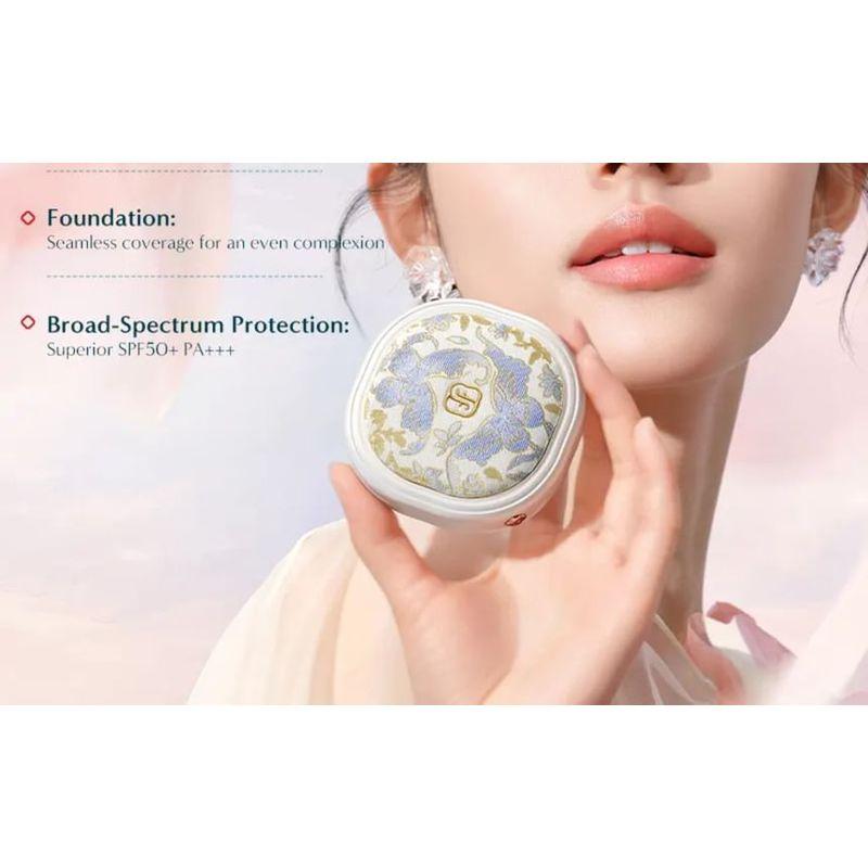 Florasis - Yurong Airbrush-getönter gepresster Puder (Song Brokat Prestige Kollektion) - 2 Farben